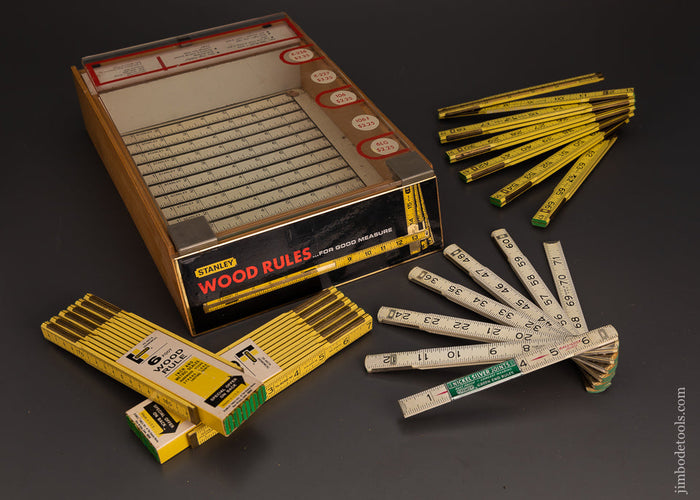 Rare! STANLEY Zig Zag Rule Countertop Display - 81417