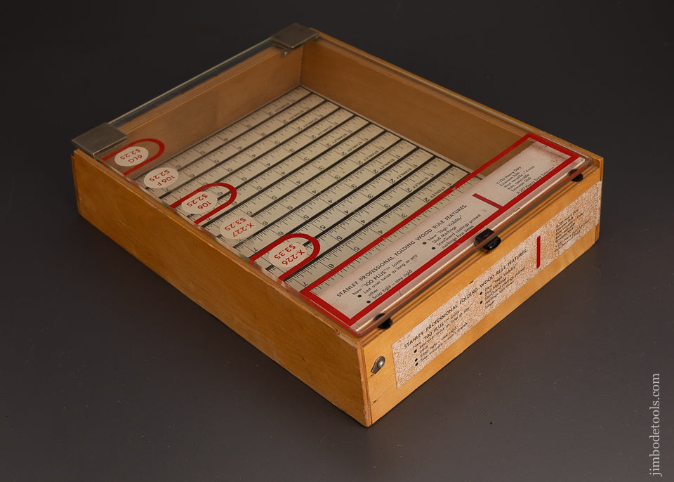 Rare! STANLEY Zig Zag Rule Countertop Display - 81417