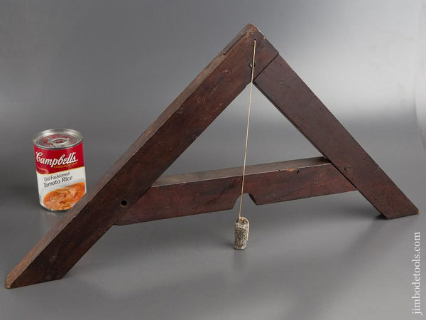 Amazing! 18th Century Level with Plumb Line - 81419R