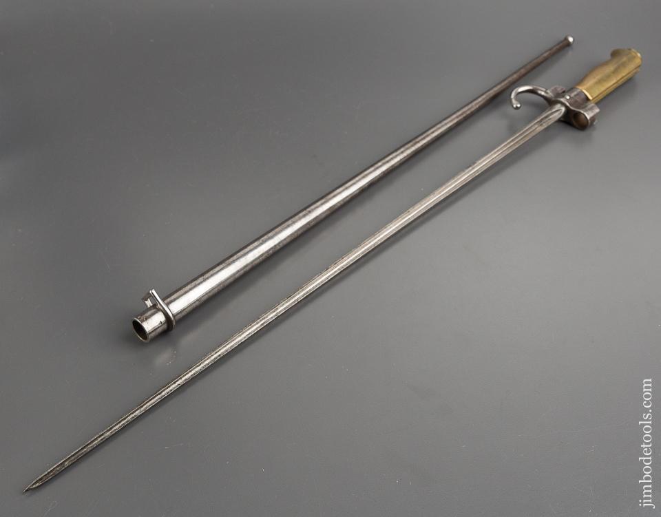 French Model 1886 LEBEL Bayonet with Original Scabbard - 81427R