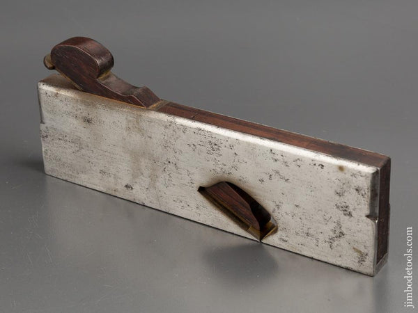 FINE 3/4 x 9 inch SPIERS Dovetailed Steel and Rosewood Rabbet Plane - 81432R