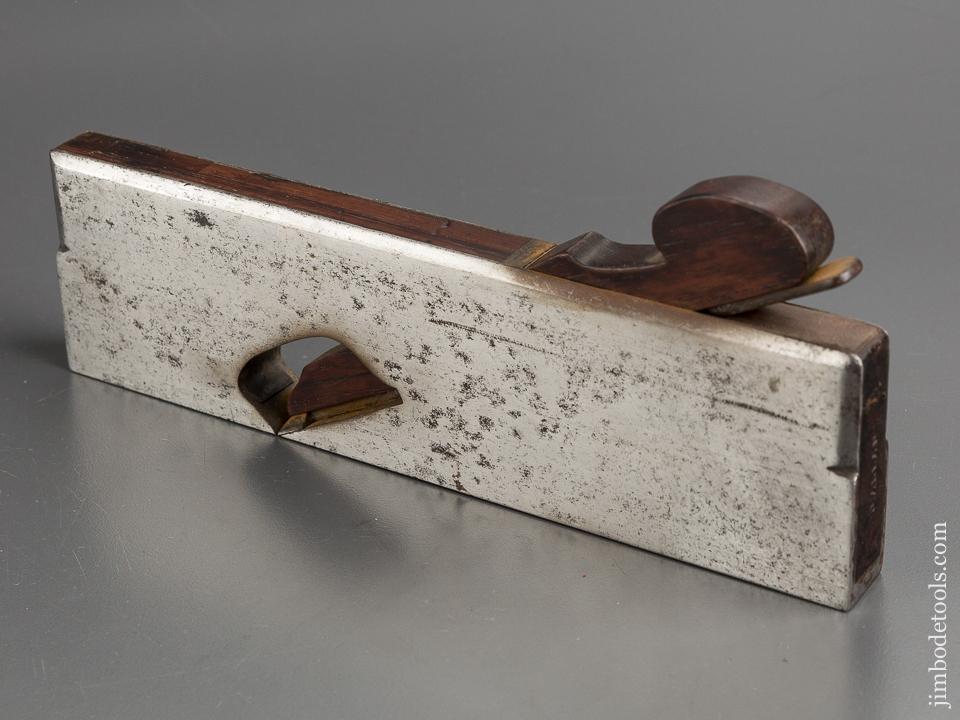 FINE 3/4 x 9 inch SPIERS Dovetailed Steel and Rosewood Rabbet Plane - 81432R