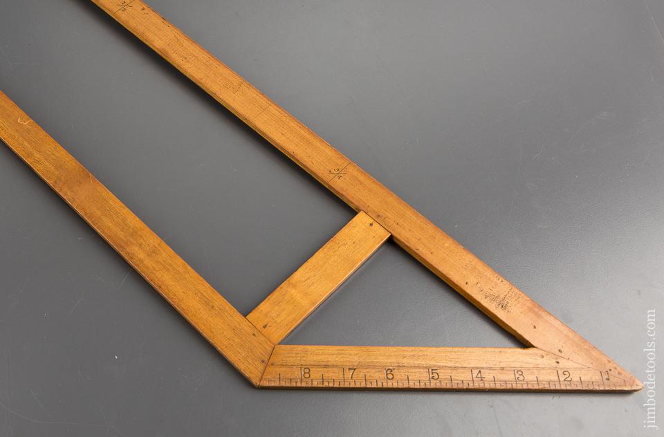 35 1/2 inch SOMES Patent October 10, 1876 Layout Rule - 81433R
