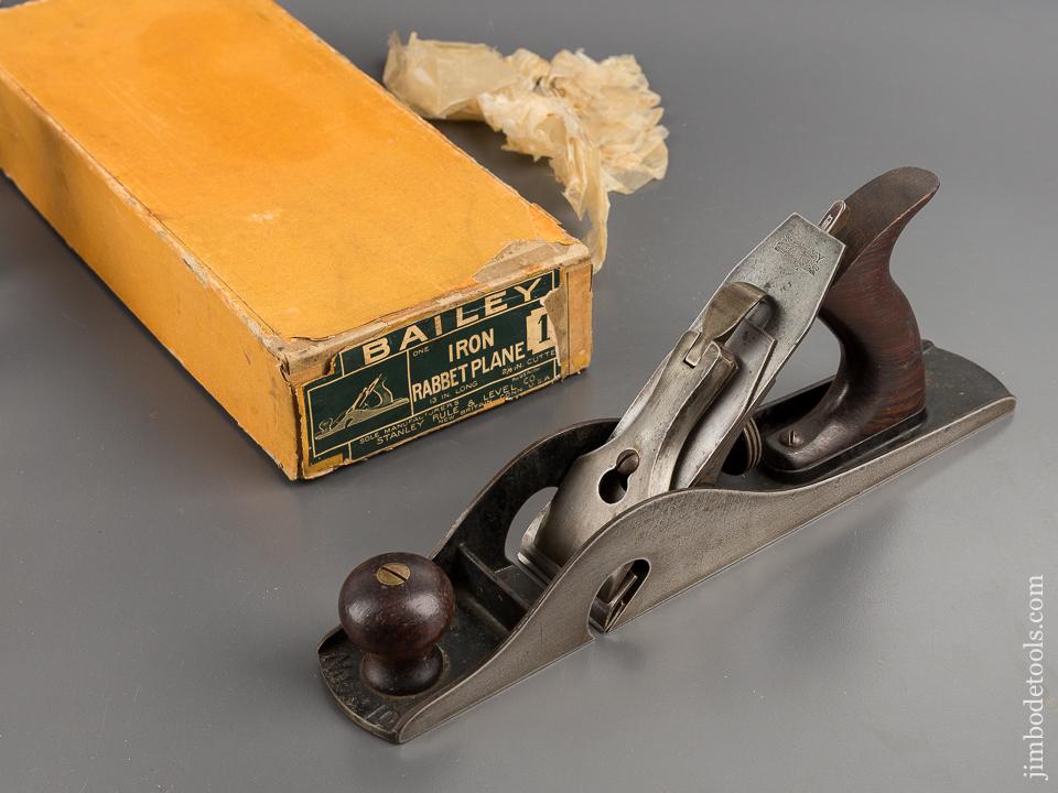 STANLEY No. 10 Carriage maker's Rabbet Plane in Original Box - 81441R