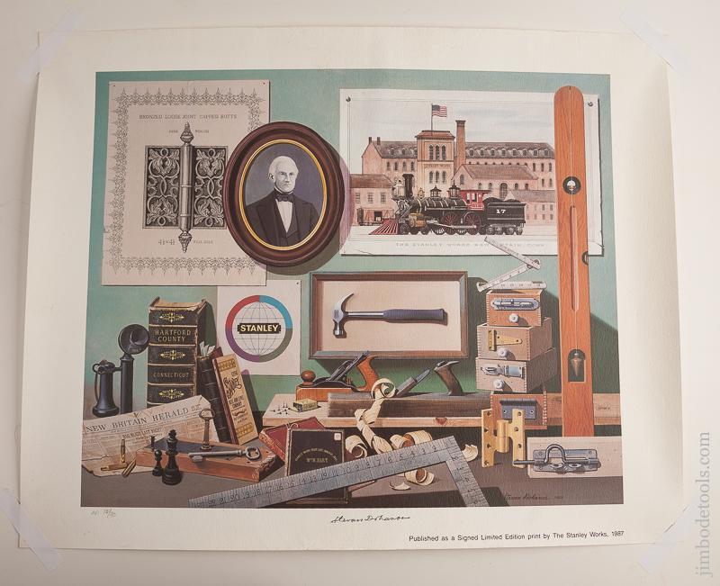 RARE Signed 24 x 19 inch Print by STEVAN DOHANOS Commissioned by STANLEY 40 Years Ago! - 81442R