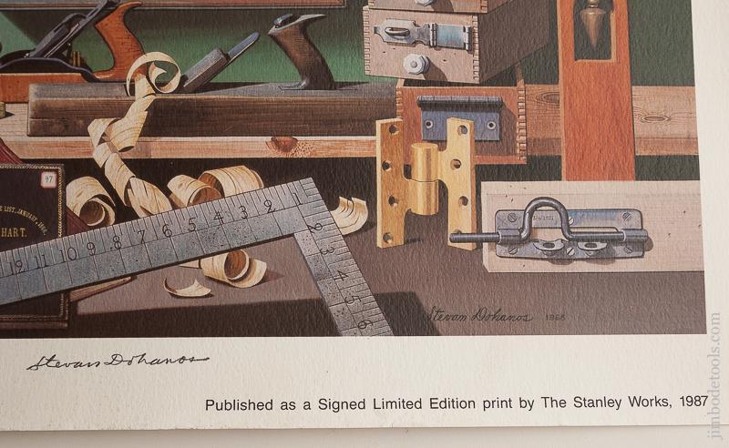 RARE Signed 24 x 19 inch Print by STEVAN DOHANOS Commissioned by STANLEY 40 Years Ago! - 81442R