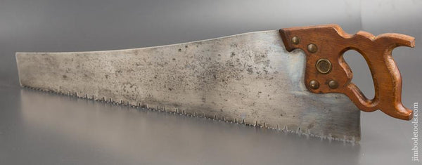 26 inch HENRY DISSTON & SONS NO. D-17 Double Duty Rip and Crosscut Hand Saw - 81444R