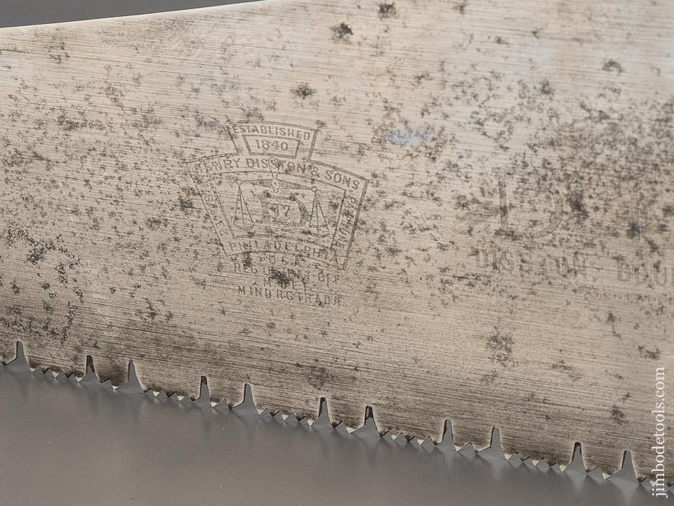 26 inch HENRY DISSTON & SONS NO. D-17 Double Duty Rip and Crosscut Hand Saw - 81444R