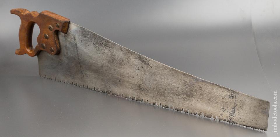 26 inch HENRY DISSTON & SONS NO. D-17 Double Duty Rip and Crosscut Hand Saw - 81444R