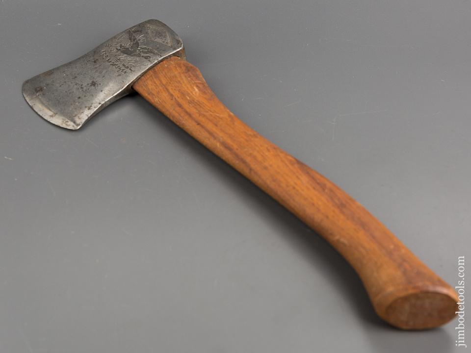 Extra Fine! SHAPLEIGH HARDWARE CO. SPORTSMEN Axe WITH Embossed Duck Motif - 81446R