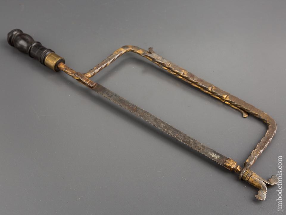 Ornate Ebony-Handled File worked Armorer's Saw - 81449R