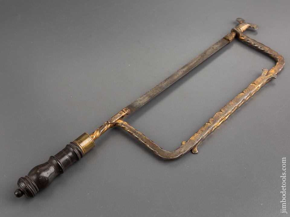 Ornate Ebony-Handled File worked Armorer's Saw - 81449R