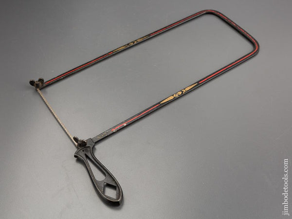 Early Cast Iron Fret Saw by SPRING & ROBINSON with Original Paint - 81452R