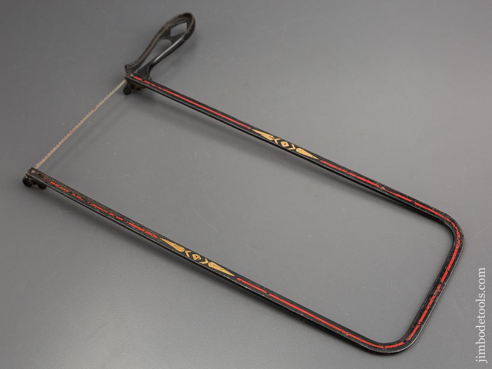 Early Cast Iron Fret Saw by SPRING & ROBINSON with Original Paint - 81452R