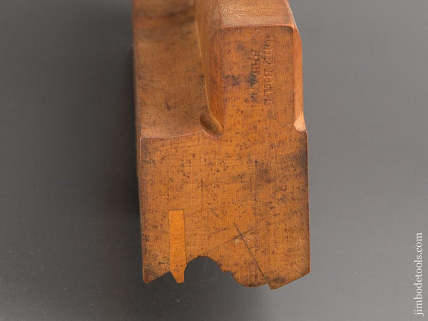 Two inch Wide! JOHN BELL PHILADA Crispy Complex Molding Plane circa 1829-51 MINT - 81456R