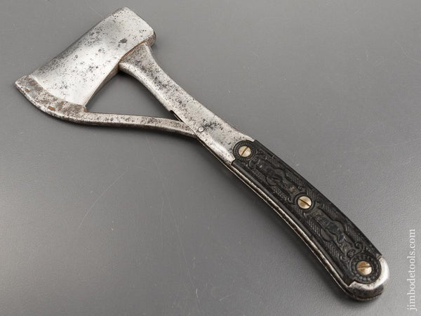 Great MARBLES No. 2 Hatchet with Hound and Hare Handle - 81461R