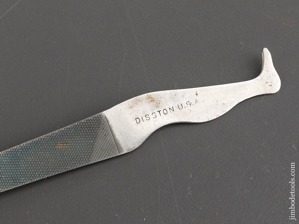 Rare Six inch DISSTON U.S.A. Figural Lady Leg File in Original Sheath - 81474R