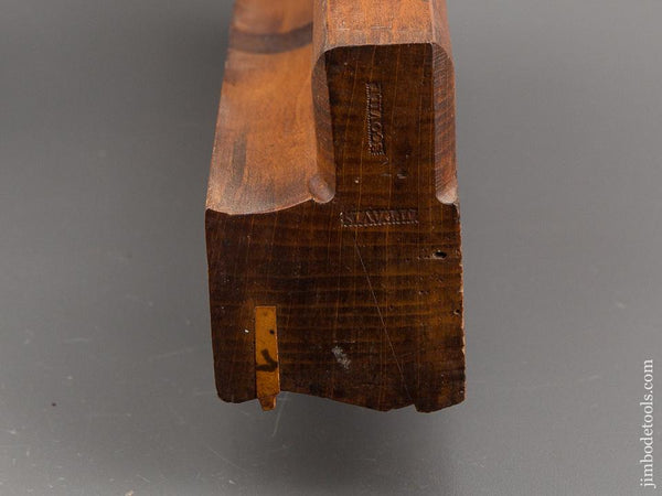 2 1/8 inch Wide SCOVILL Johnstown, NY Crispy Complex Molding Plane circa 1838 FINE+ - 81476R