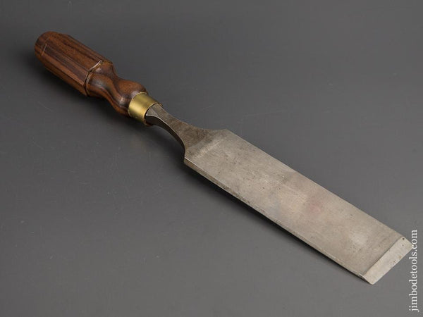 2 x 15 inch JAMES SWAN Rosewood Handled Tang Firmer Chisel - 81843