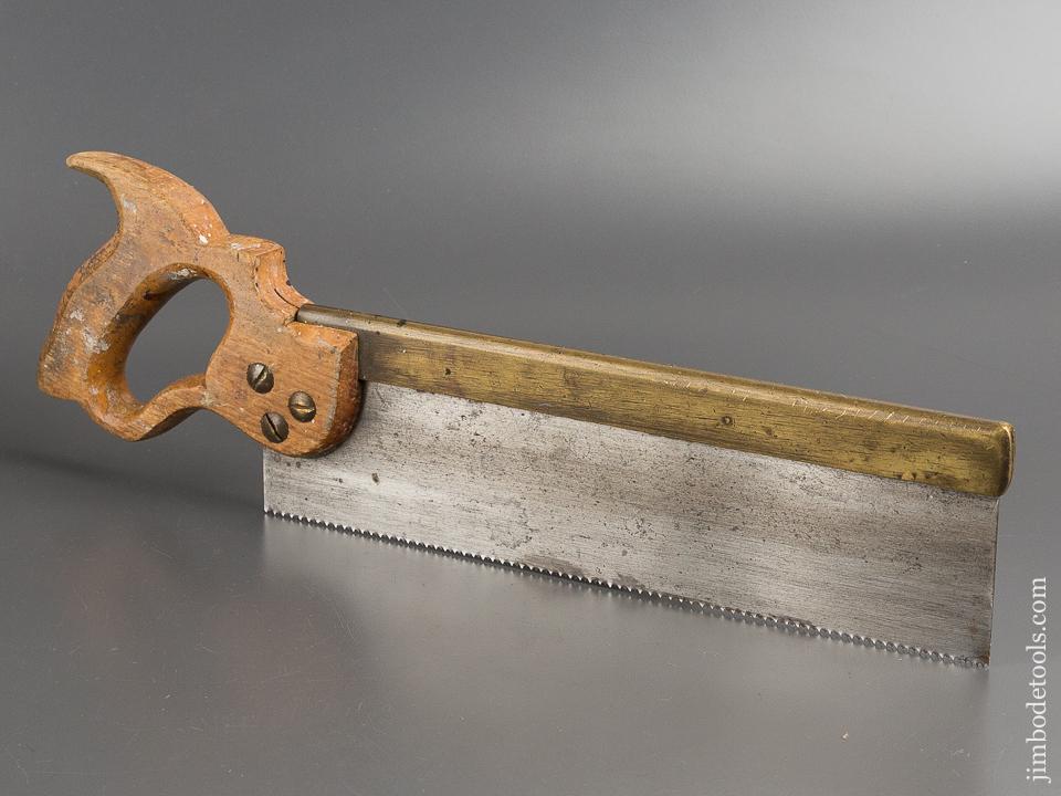13 point 12 inch Rip SPEAR & JACKSON No. 52 Brass Back Saw with Guard - 81515