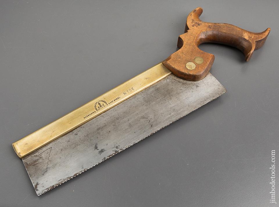 16 point 10 inch Rip SPEAR & JACKSON Brass Back Dovetail Saw - 81516