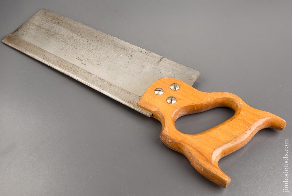 LIKE NEW 12 point 12 inch Crosscut TYZACK, SONS & TURNER No. 25 Back Saw - 81518