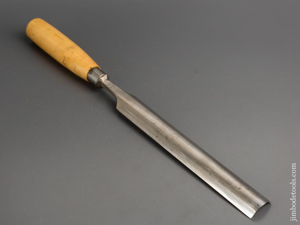 1 1/8 x 14 3/4 inch ROBt SORBY Boxwood Handled Patternmaker's Gouge - 81528