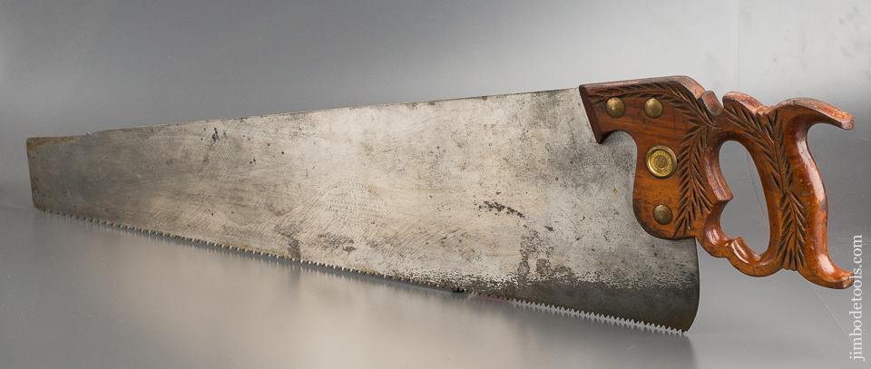 7 point 26 inch Rip DISSTON No. 12 LONDON SPRING Hand Saw - 81569