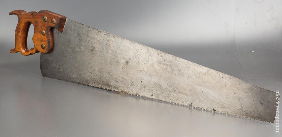 7 point 26 inch Rip DISSTON No. 12 LONDON SPRING Hand Saw - 81569