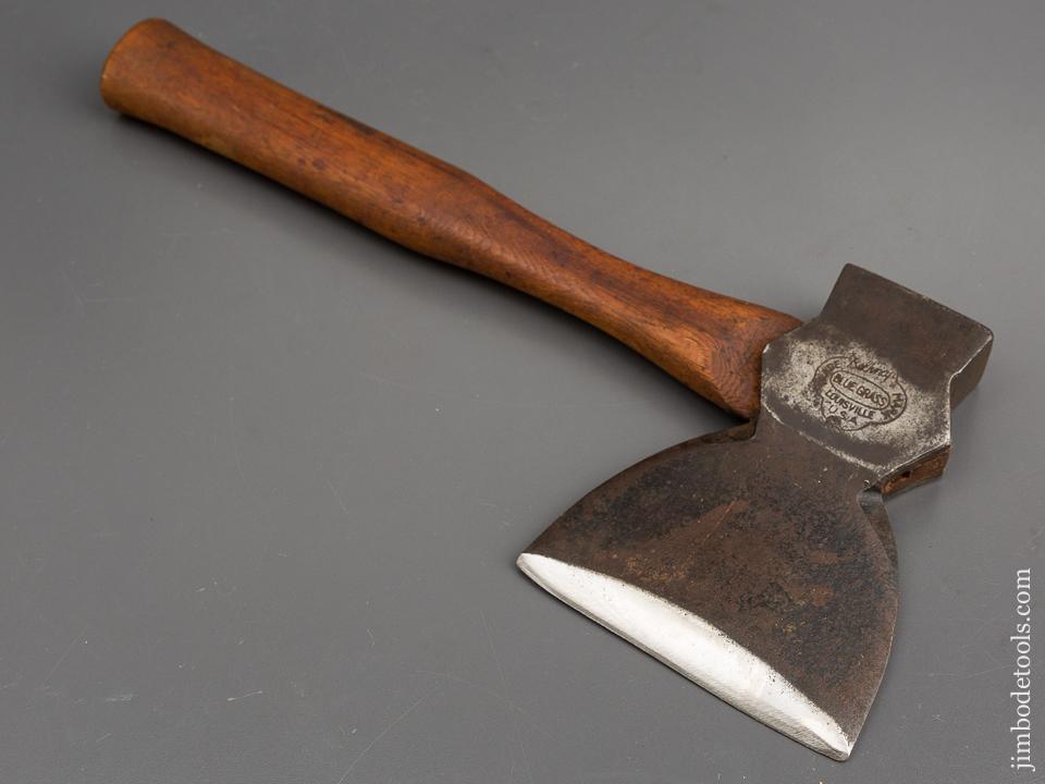 Two pound 4 1/2 x 6 inch BELKNAP BLUE GRASS Single Bevel Side Axe with 13 1/2 inch Handle -  81581