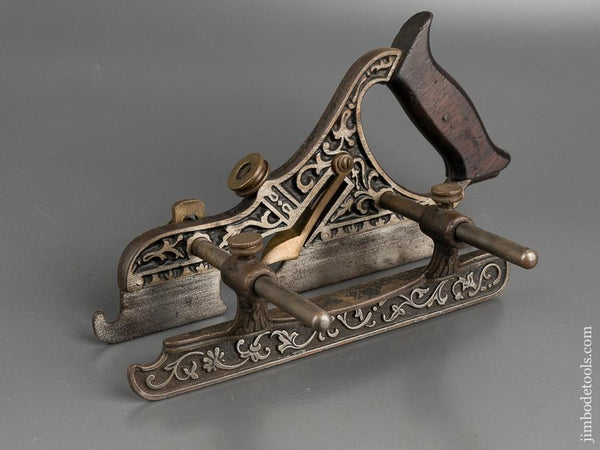 MILLER's Patent June 28, 1870 STANLEY No. 43 Adjustable Plow Plane EXTRA FINE - 81589