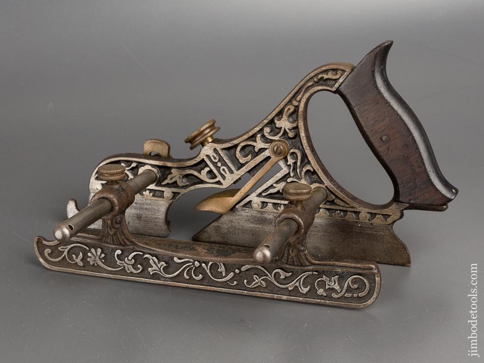 MILLER's Patent June 28, 1870 STANLEY No. 43 Adjustable Plow Plane EXTRA FINE - 81589