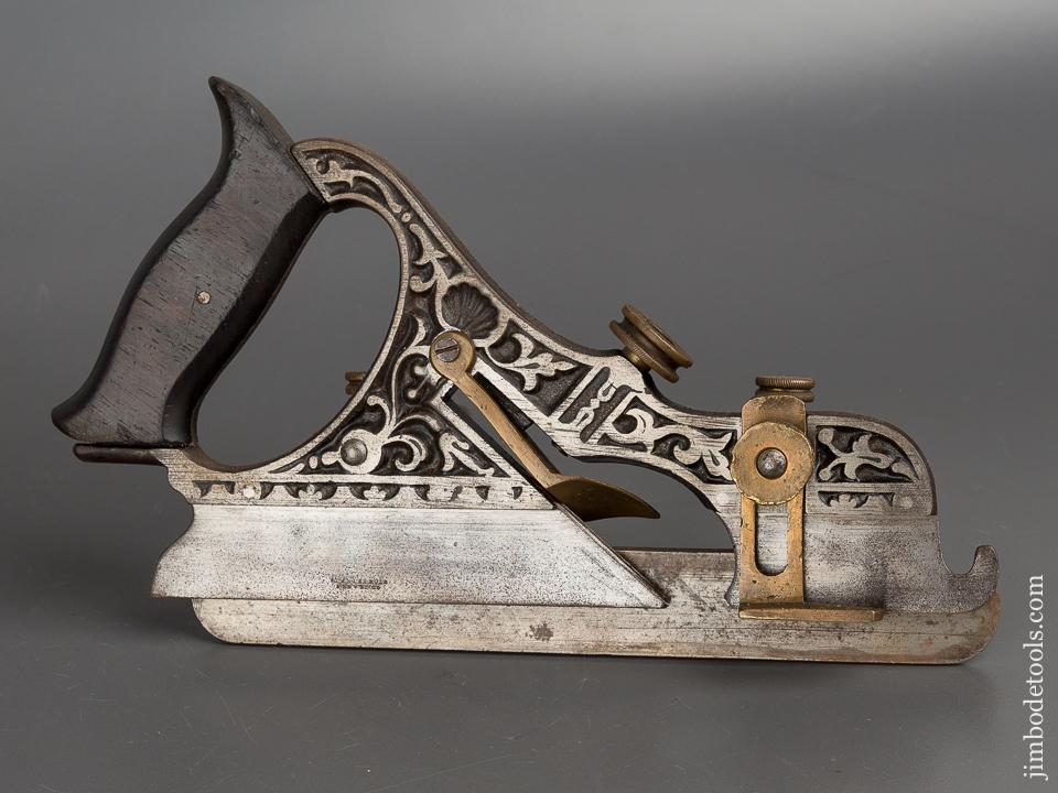 MILLER's Patent June 28, 1870 STANLEY No. 43 Adjustable Plow Plane EXTRA FINE - 81589