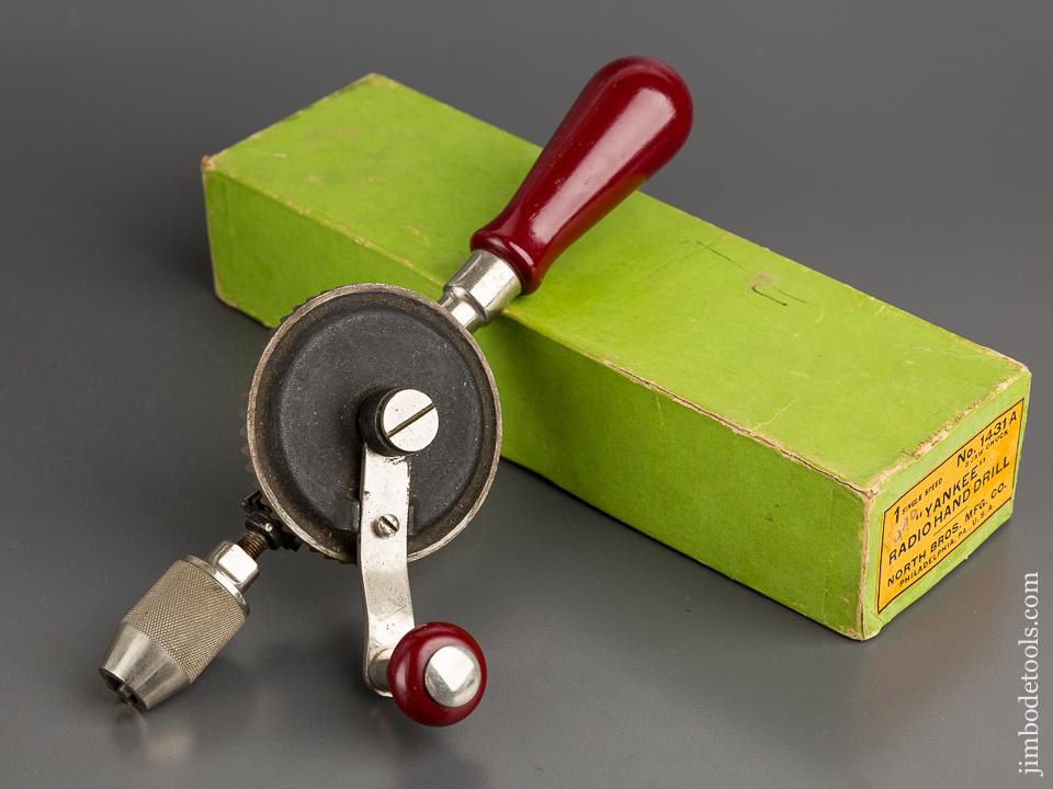 NORTH BROS No. 1431A YANKEE Single Speed Radio Hand Drill in Original Box - 81591