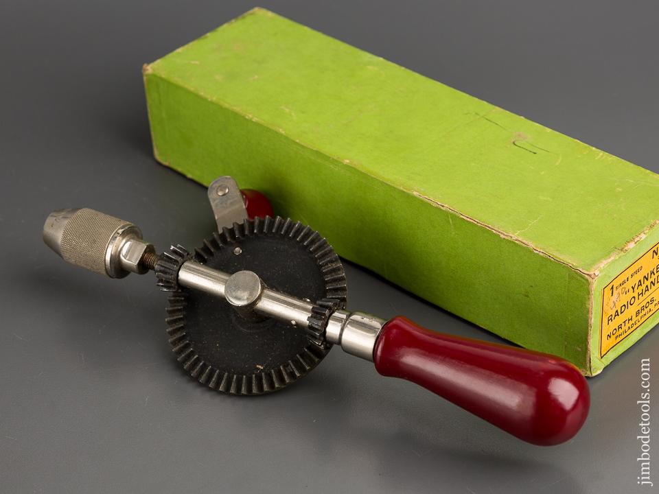 NORTH BROS No. 1431A YANKEE Single Speed Radio Hand Drill in Original Box - 81591