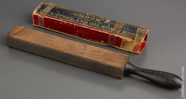 CROOK'S I.S.L. Strop and Oil Stone Hone with Original Box - 81593R