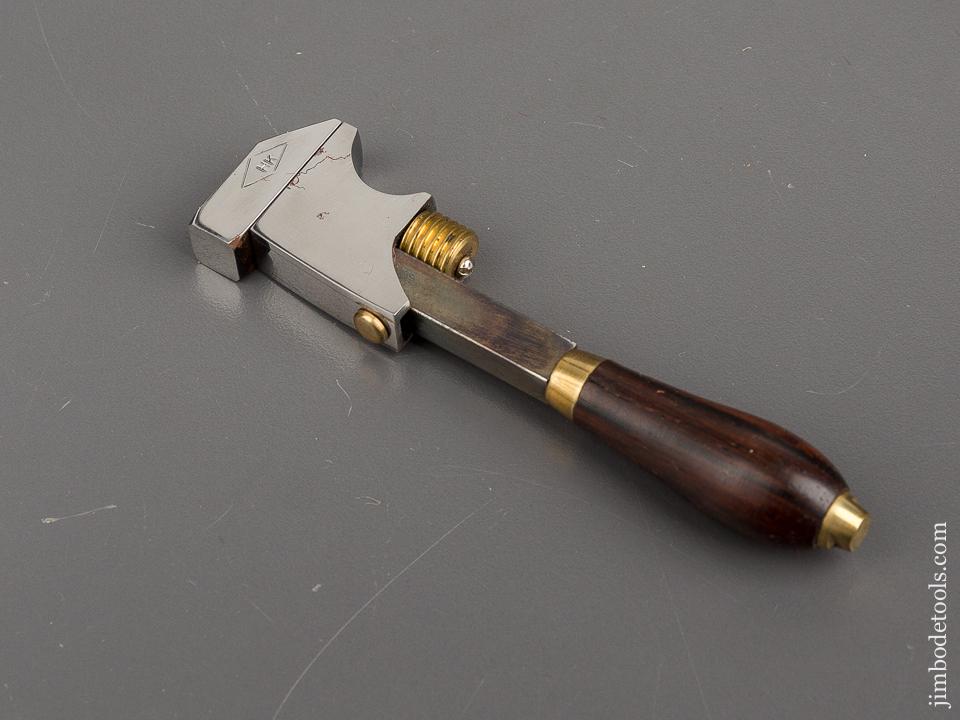 HOTCHKISS PATENT 4 1/4 inch Nut Wrench MINT in Velvet-Lined Wooden Box - 81594R