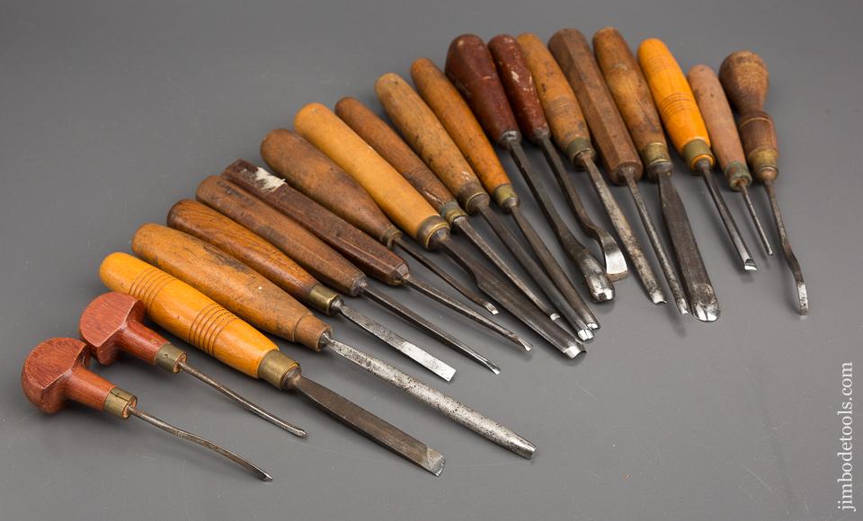 Sample Of Gouges Twenty Good Gouges - 81598 – Jim Bode Tools