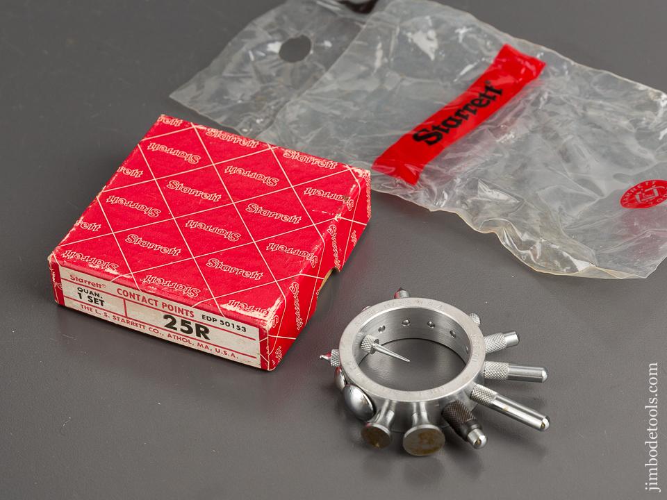 STARRETT No. 25R Contact Points MINT in Original Box - 81627