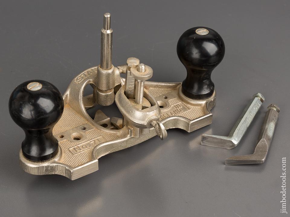 STANLEY No. 71 Router Plane DEAD MINT & COMPLETE - 81628