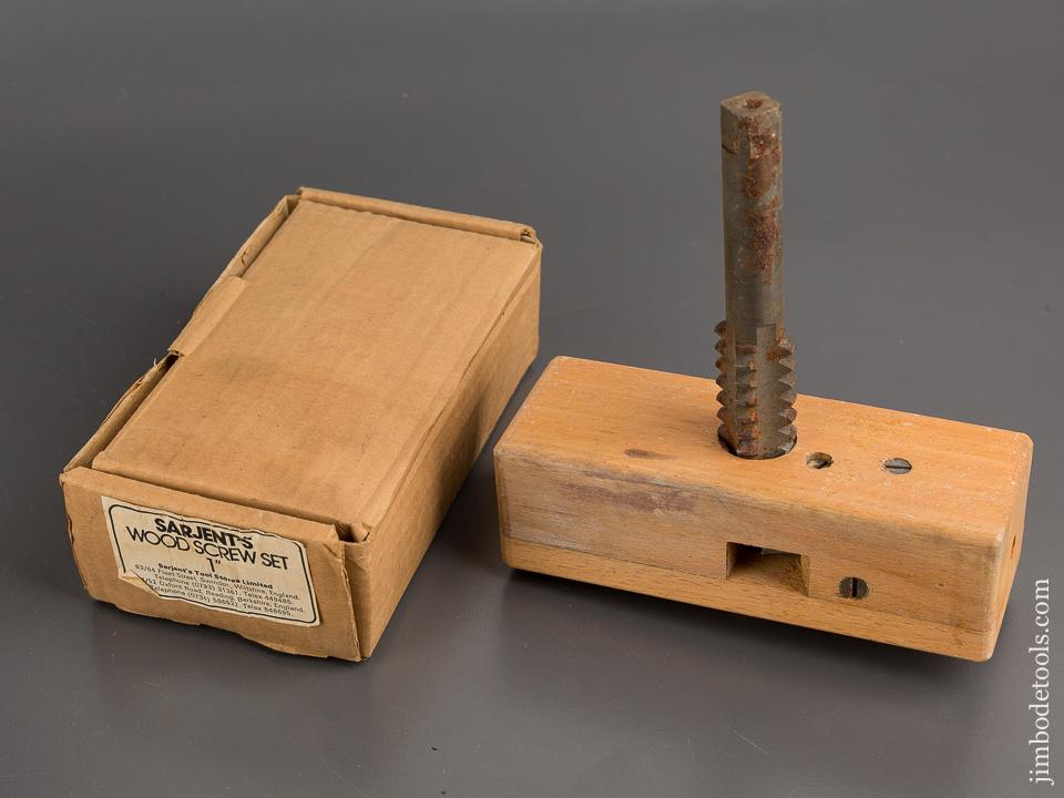 SARJENT One inch Thread Box and Tap in Original Box - 81629