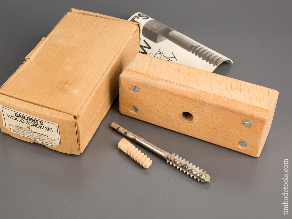 SARJENT 1/2 inch Thread Box and Tap in Original Box - 81646