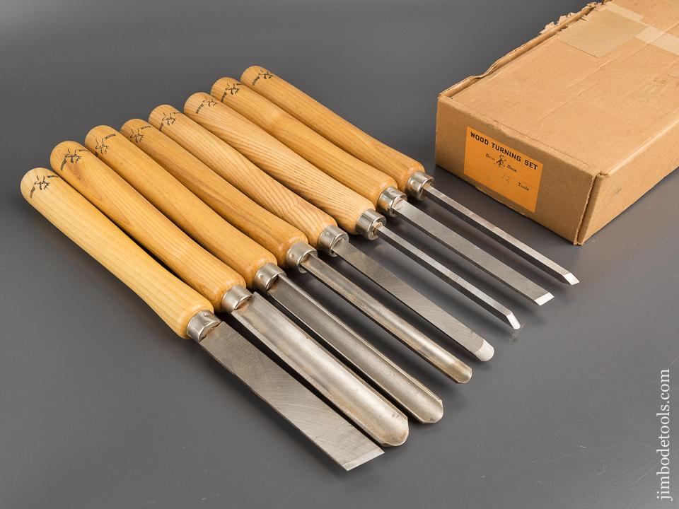 Set of Twelve BUCK BROTHERS Turning Chisels MINT in Original Box - 81653