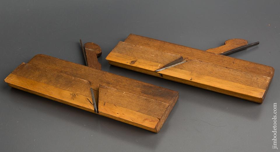 Pair of Snipe Bill Molding Planes by CROW Canterbury circa 1847-1915 EXTRA FINE - 81656