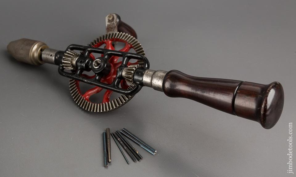 Extra Fine MILLERS FALLS No. 2 Egg Beater Hand Drill with Eight Bits - 81664