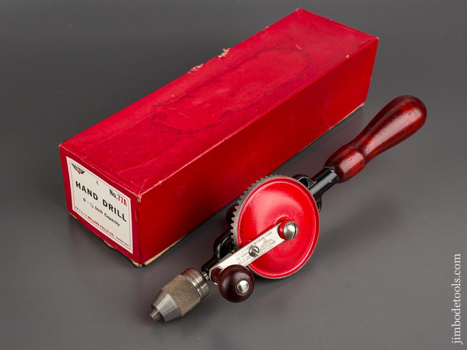 MILLERS FALLS No. 77A Hand Drill MINT in Original Box - `81667