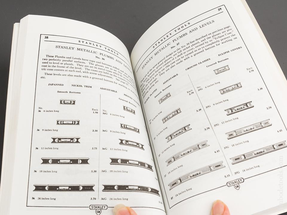 Book: EARLY 20TH CENTURY STANLEY TOOLS, A PRICE GUIDE by Jack P. Wood - 81691R