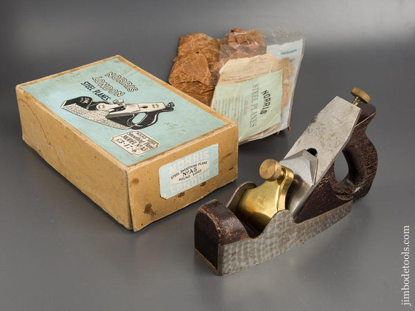 Amazing! NORRIS No. A5 Smooth Plane in its Original Box with Original 1952 Sales Receipt - 81713R