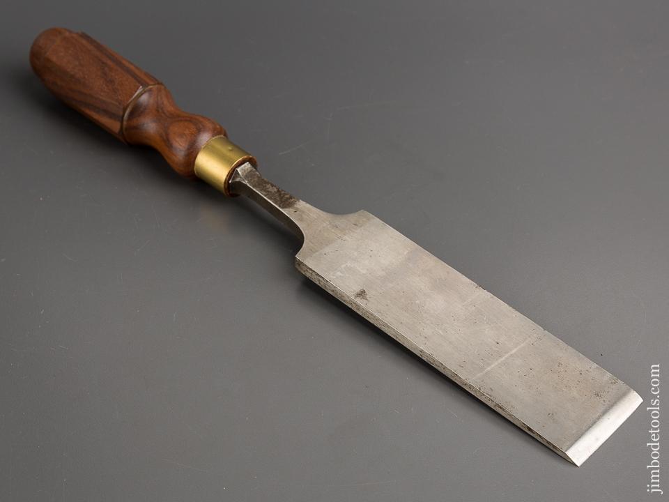 2 x 15 3/4 inch JAMES SWAN Rosewood Handled Tang Firmer Chisel NEW OLD STOCK - 81720