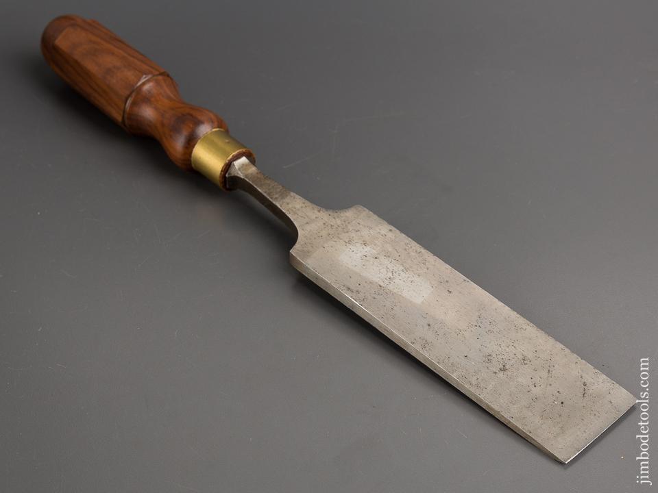 2 x 15 3/4 inch JAMES SWAN Rosewood Handled Tang Firmer Chisel NEW OLD STOCK - 81720